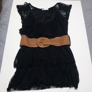 A’GACI layered lace top